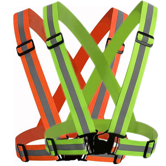 High Viz Clothing: Non-Rated, Hi-Vis Safety Suspenders