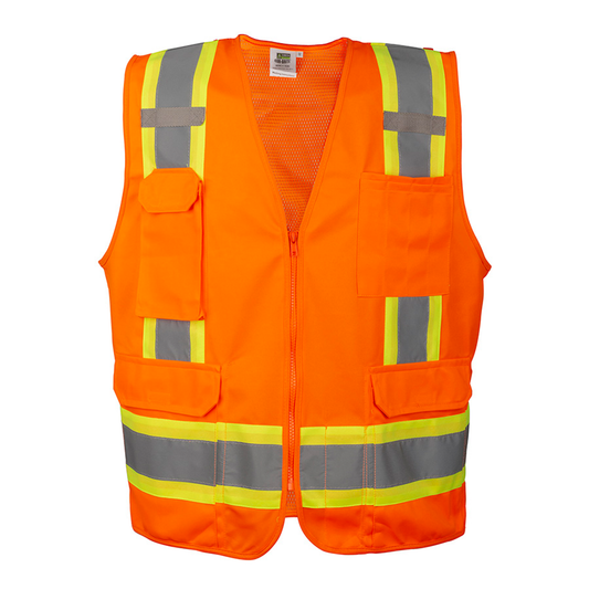 High Viz Clothing: Class 2, Type R, Two-Toned Surveyors Safety Vest