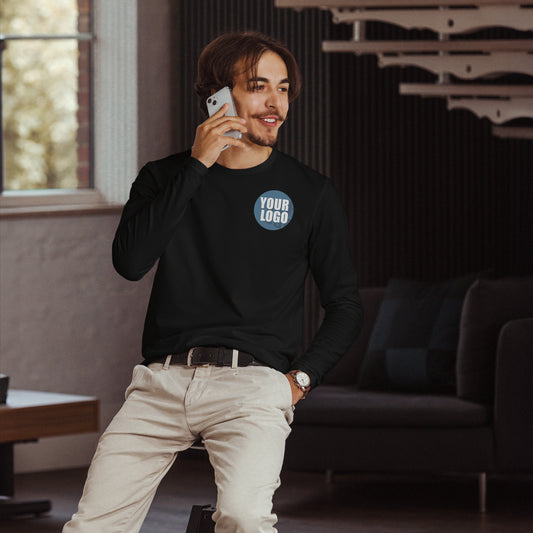 Long Sleeve Fitted Crew