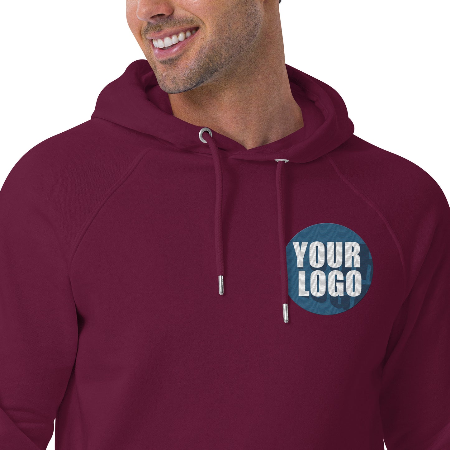 Unisex eco raglan hoodie