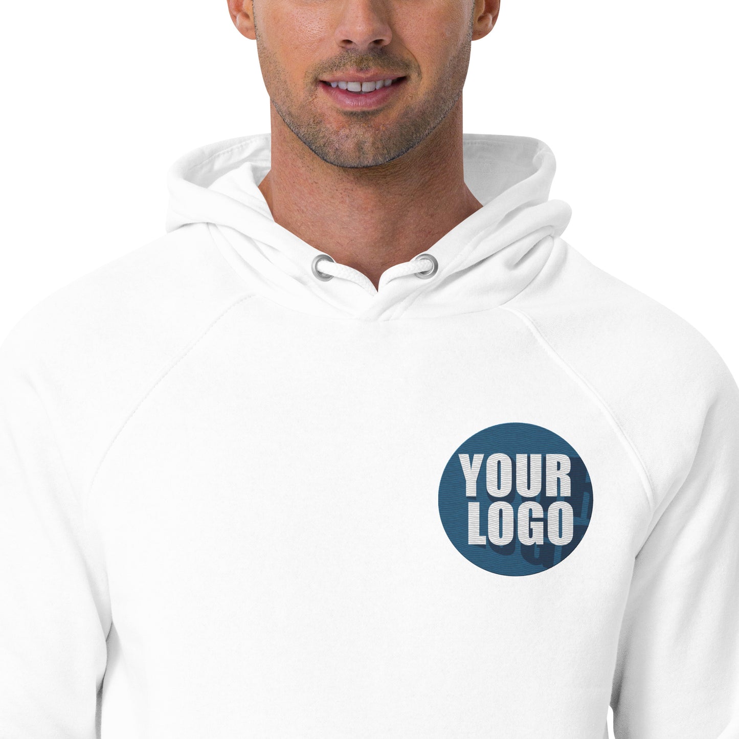Unisex eco raglan hoodie