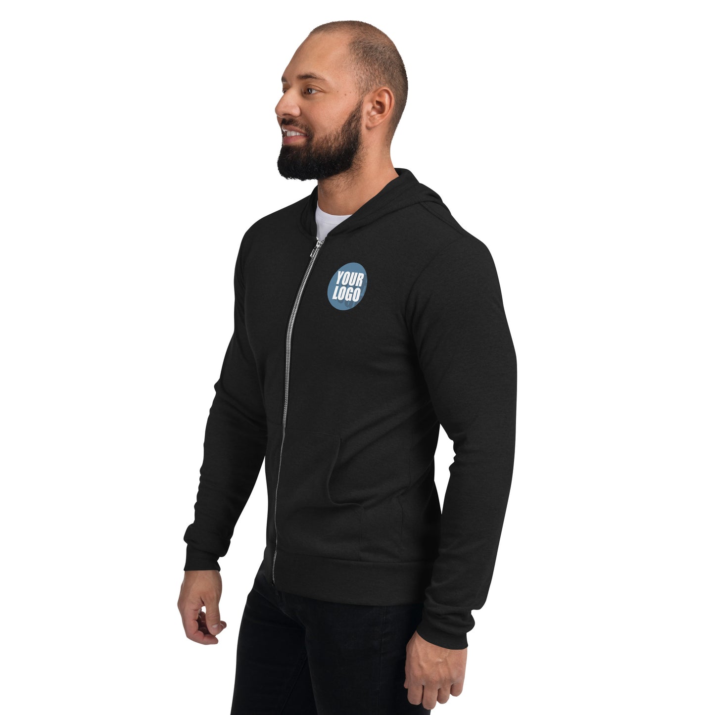 Unisex zip hoodie