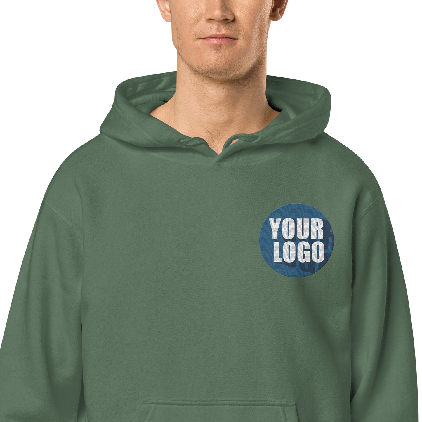 Unisex pigment-dyed hoodie