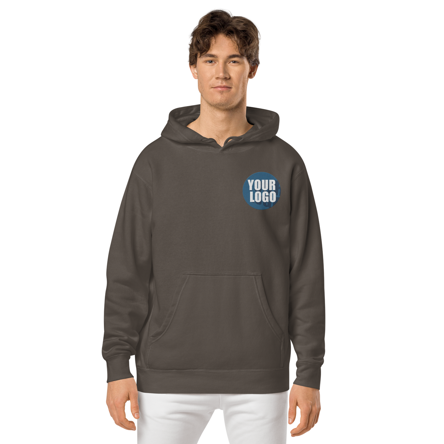 Unisex pigment-dyed hoodie