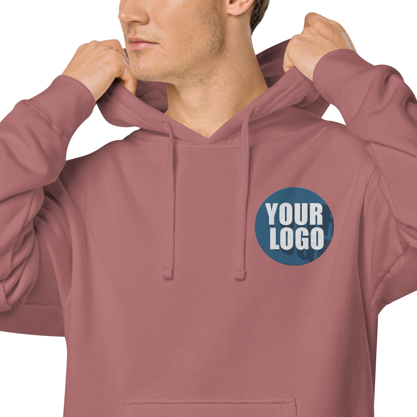 Unisex pigment-dyed hoodie