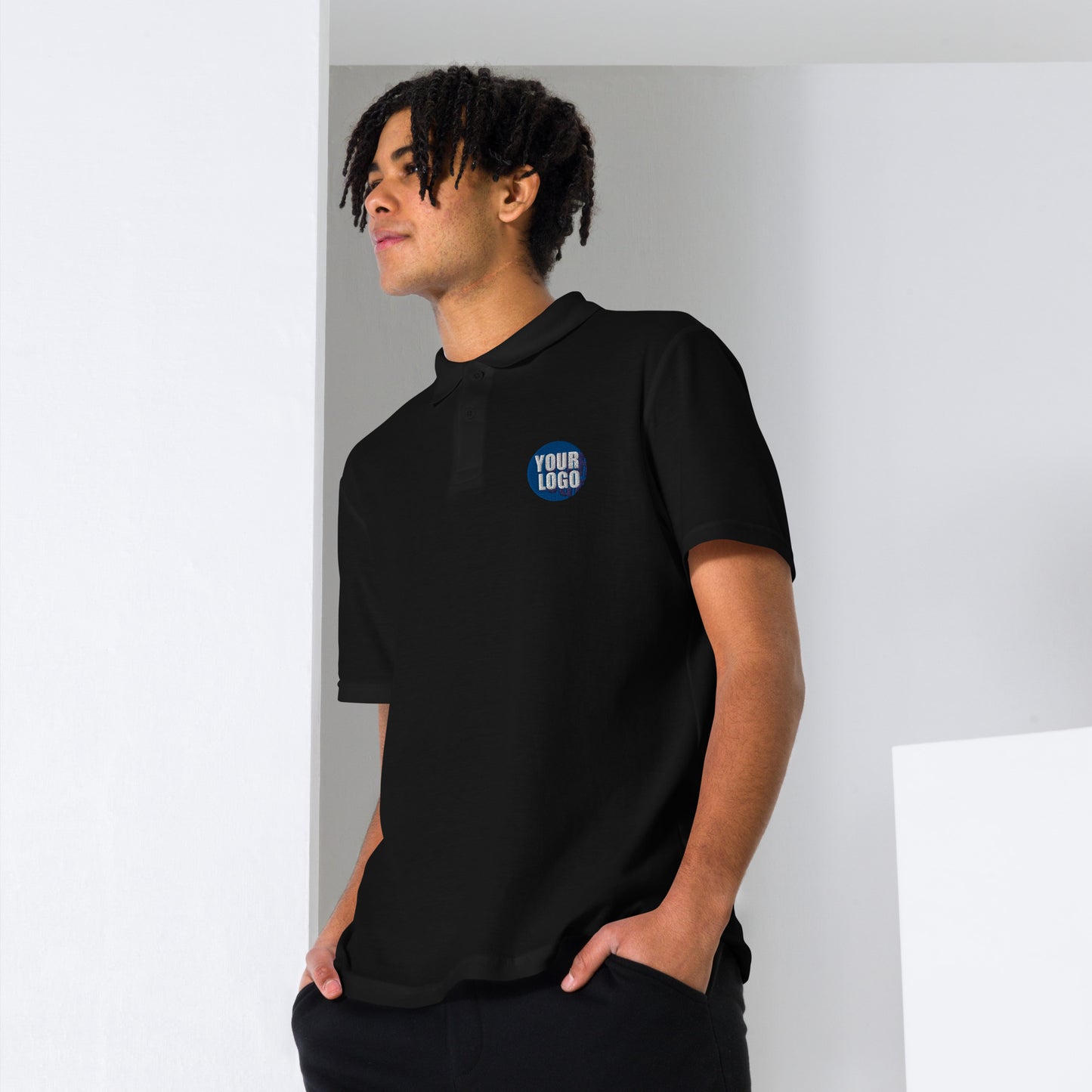UNISEX PIQUE POLO SHIRT - Logo files will be requested after your order is complete.