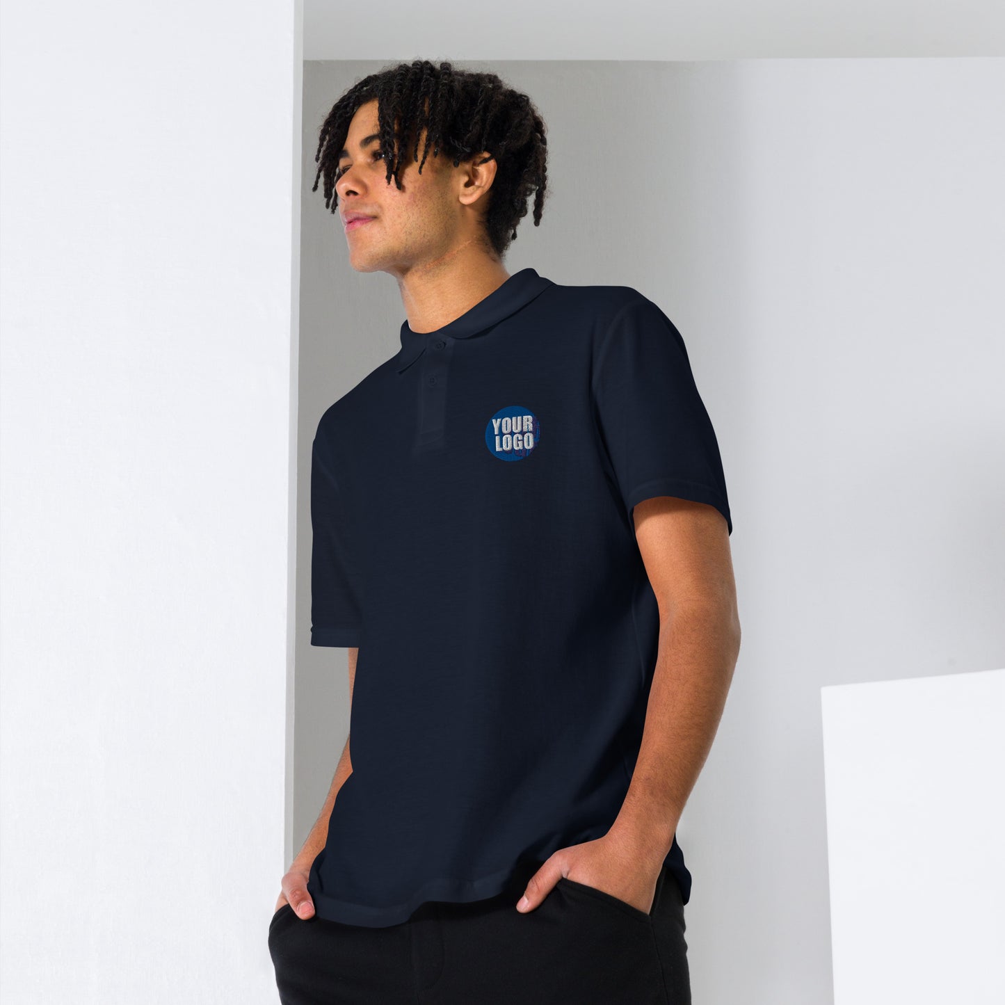UNISEX PIQUE POLO SHIRT - Logo files will be requested after your order is complete.