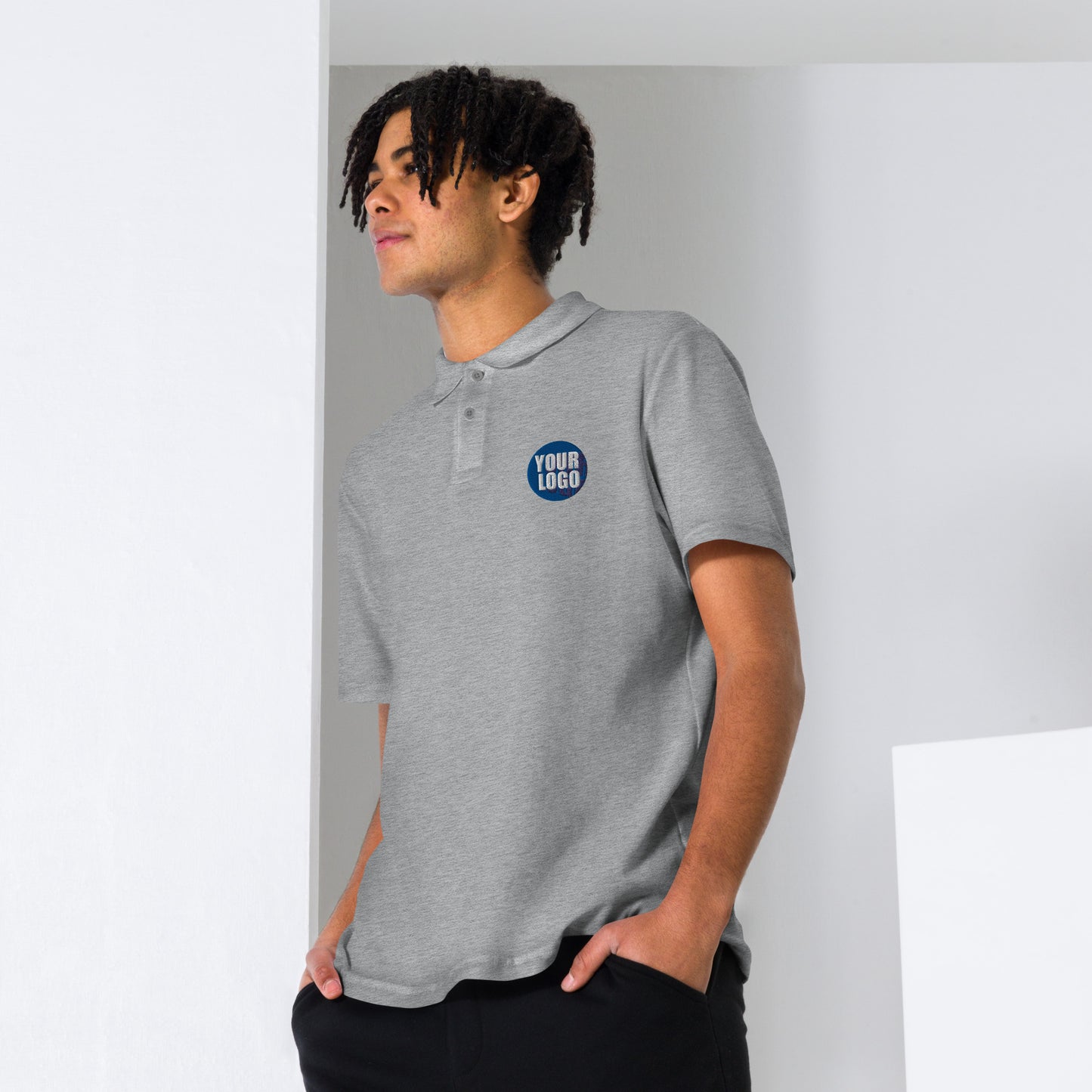 UNISEX PIQUE POLO SHIRT - Logo files will be requested after your order is complete.