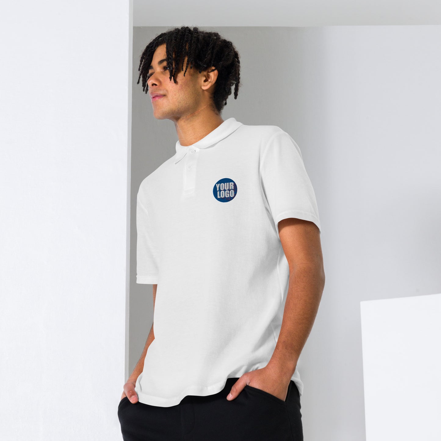 UNISEX PIQUE POLO SHIRT - Logo files will be requested after your order is complete.