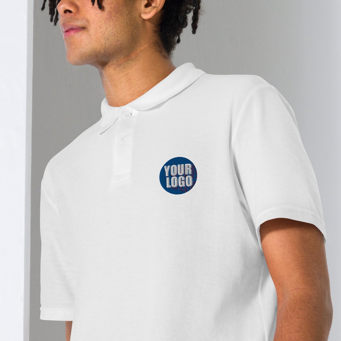 UNISEX PIQUE POLO SHIRT - Logo files will be requested after your order is complete.