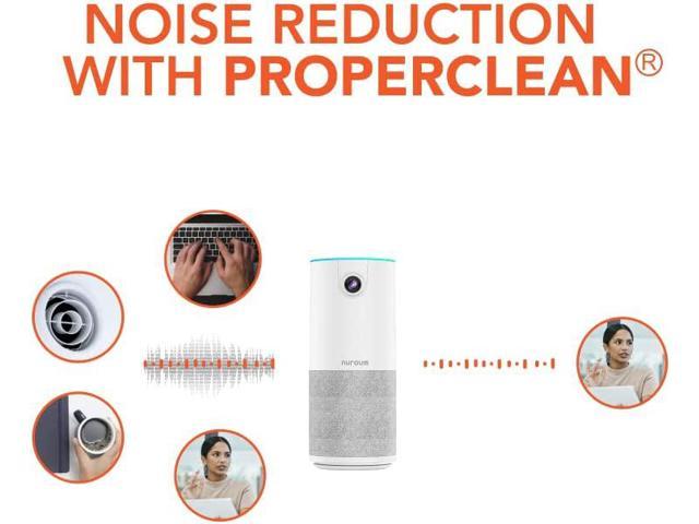 Conference Webcam w/Microphone & Speaker for HD1080P Video Call, Portable All-in-1 Wide-Angle 90° Camera, 10ft Voice Pickup, AI Noise-Cancel, USB Plug&Play&Power, Speakerphone&Cam Meeting System, Zoom