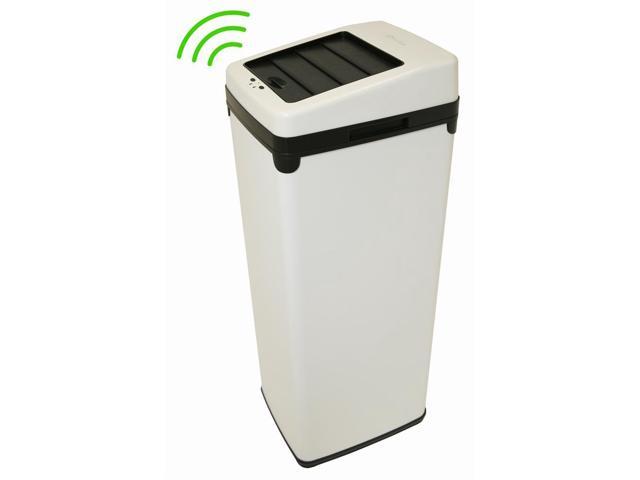 iTouchless IT14SW 52 Liter Touchless Trashcan Square White