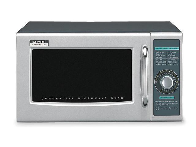 SHARP R21LCFS Stainless Steel Commercial Professional Microwave Oven 0.95 cu ft