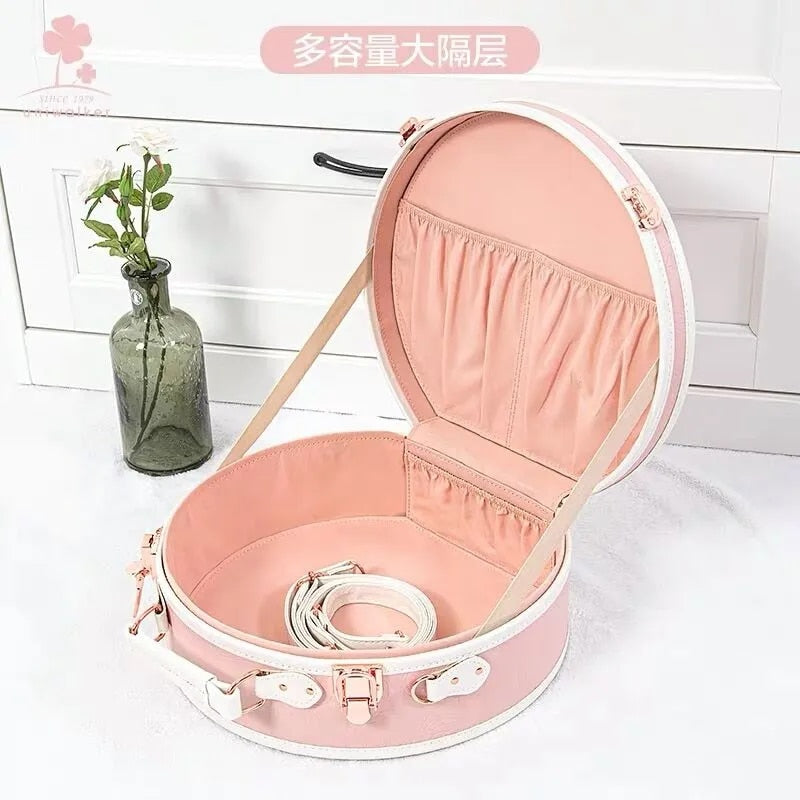 New Fashion Floral PU Travel Bag Rolling Luggage sets,13"20"22"24"26" inch Women Retro Trolley Suitcase with Universal Wheels