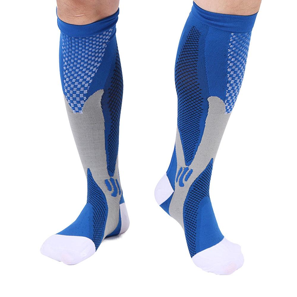 Leg Support Stretch Compression Socks For Men Women Sports Running SP