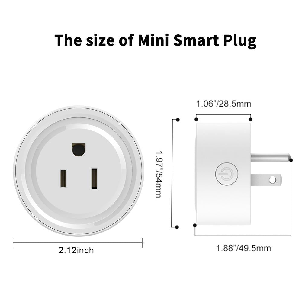 Wifi Remote Control Intelligent White Socket For Google Home Alexa SP