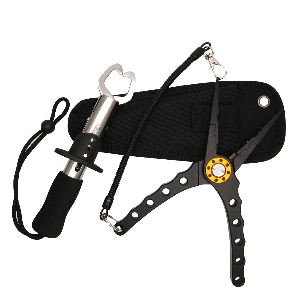 Stainless Steel Multifunctional Fishing Pliers Set Fish Lip Gripper SP