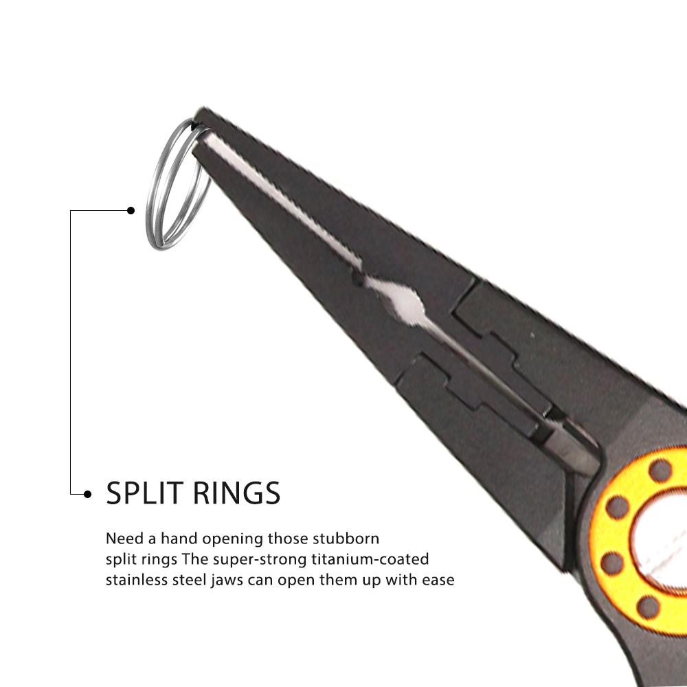Stainless Steel Multifunctional Fishing Pliers Set Fish Lip Gripper SP