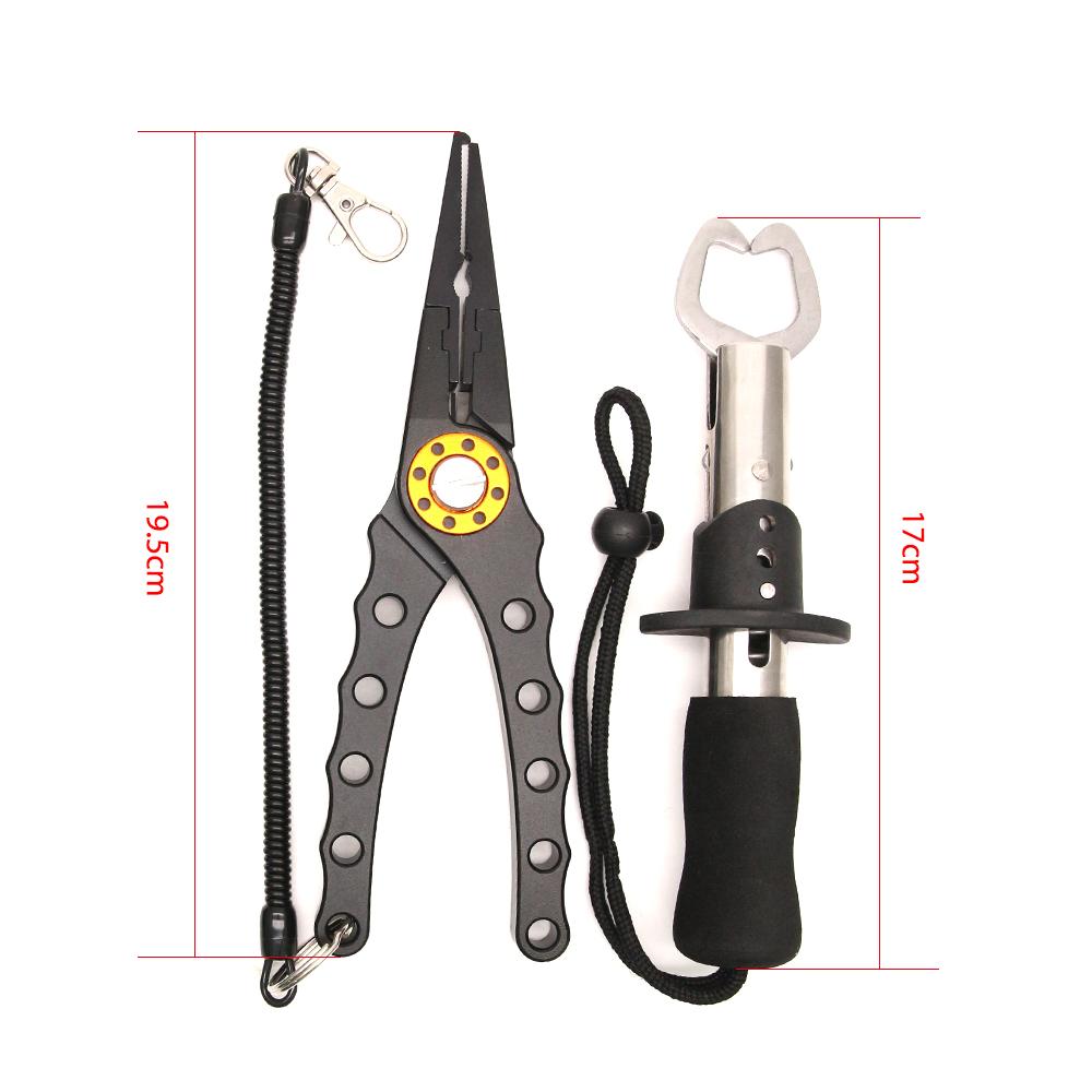 Stainless Steel Multifunctional Fishing Pliers Set Fish Lip Gripper SP