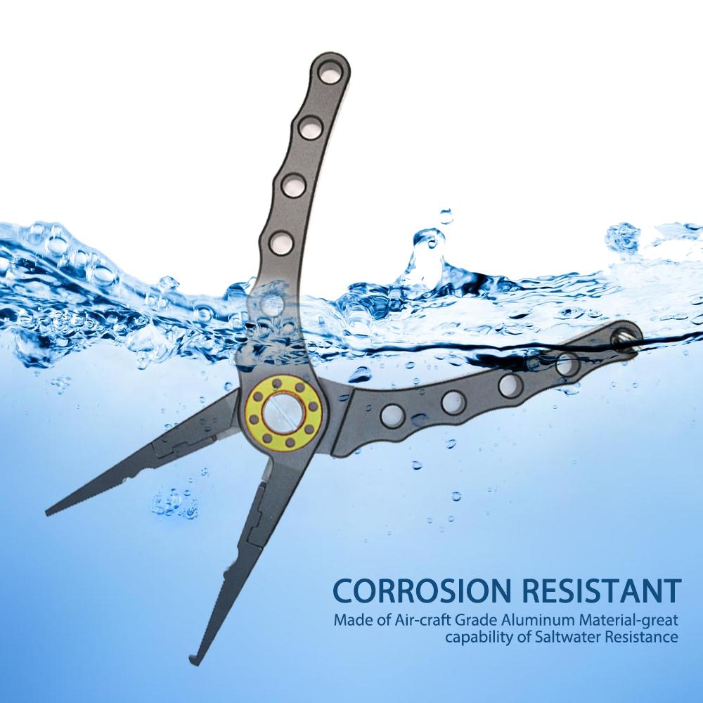 Stainless Steel Multifunctional Fishing Pliers Set Fish Lip Gripper SP