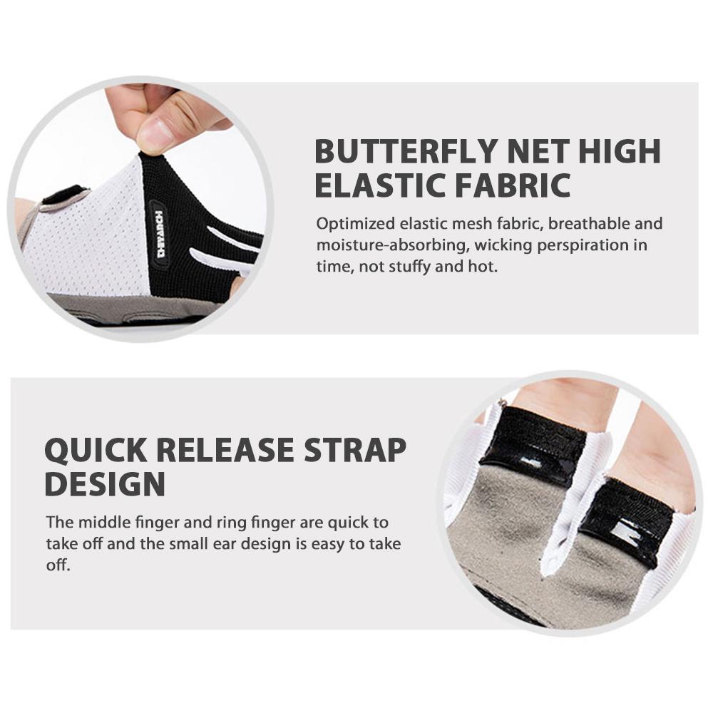 Cycling Glove Outdoor Half Finger Anti-Slip Shock-Absorbing Gloves SP