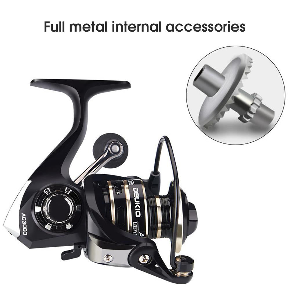 Fishing Metal Spinning Wheel Fshing Reel With Full Metal Rocker SP