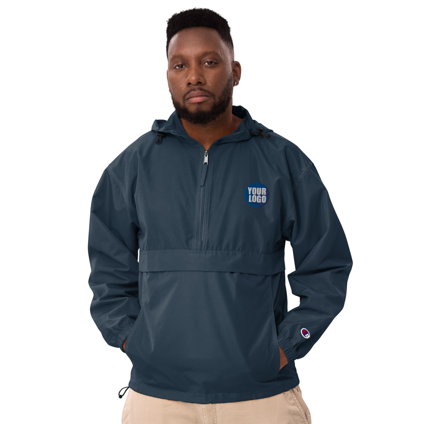 EMBROIDERED CHAMPION PACKABLE JACKET