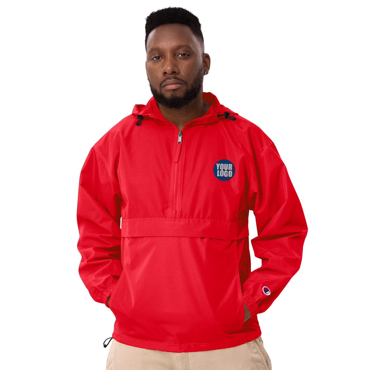 EMBROIDERED CHAMPION PACKABLE JACKET