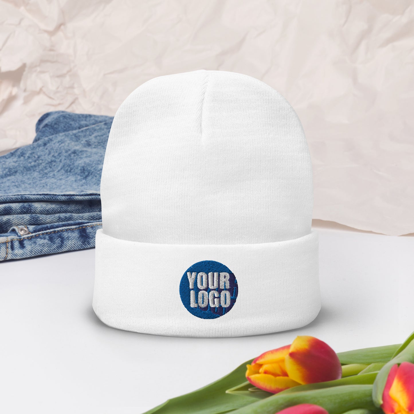 EMBROIDERED BEANIE