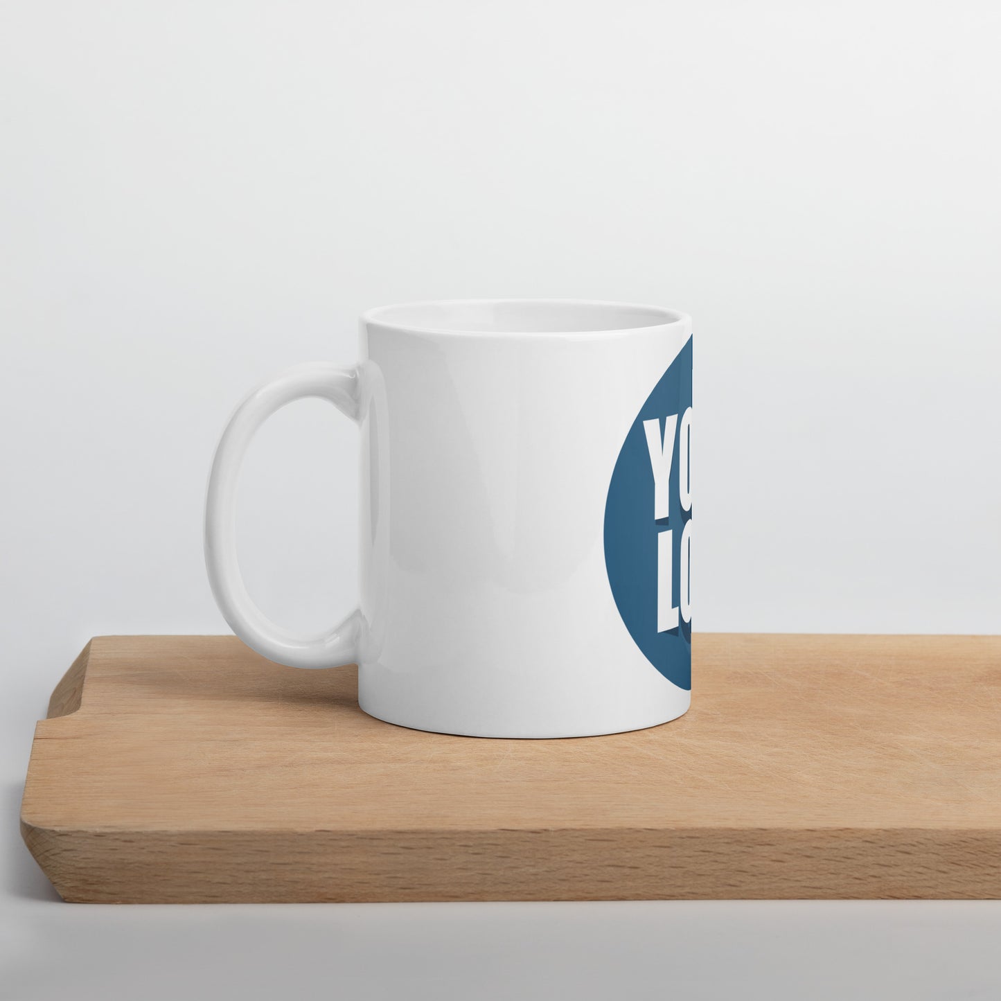 WHITE GLOSSY MUG