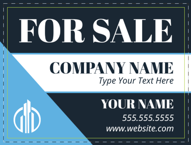 Custom "FOR SALE" Yard Sign