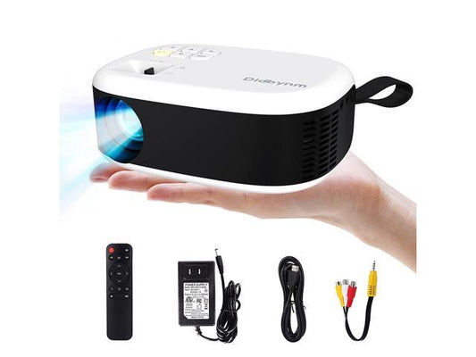 New Mini Projector, 2022 Upgraded Portable Phone Projector 1080P Supported 4500L- Small Home Theater Projector Compatible With Hdmi/Usb/Av Input For Laptop/Iphone/Mac/Android