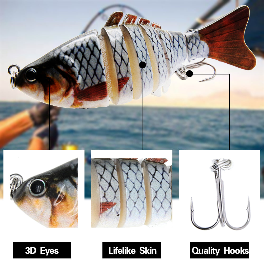 Fishing Lures Multi Jointed Bionic Lures Lifelike Fishing Lures