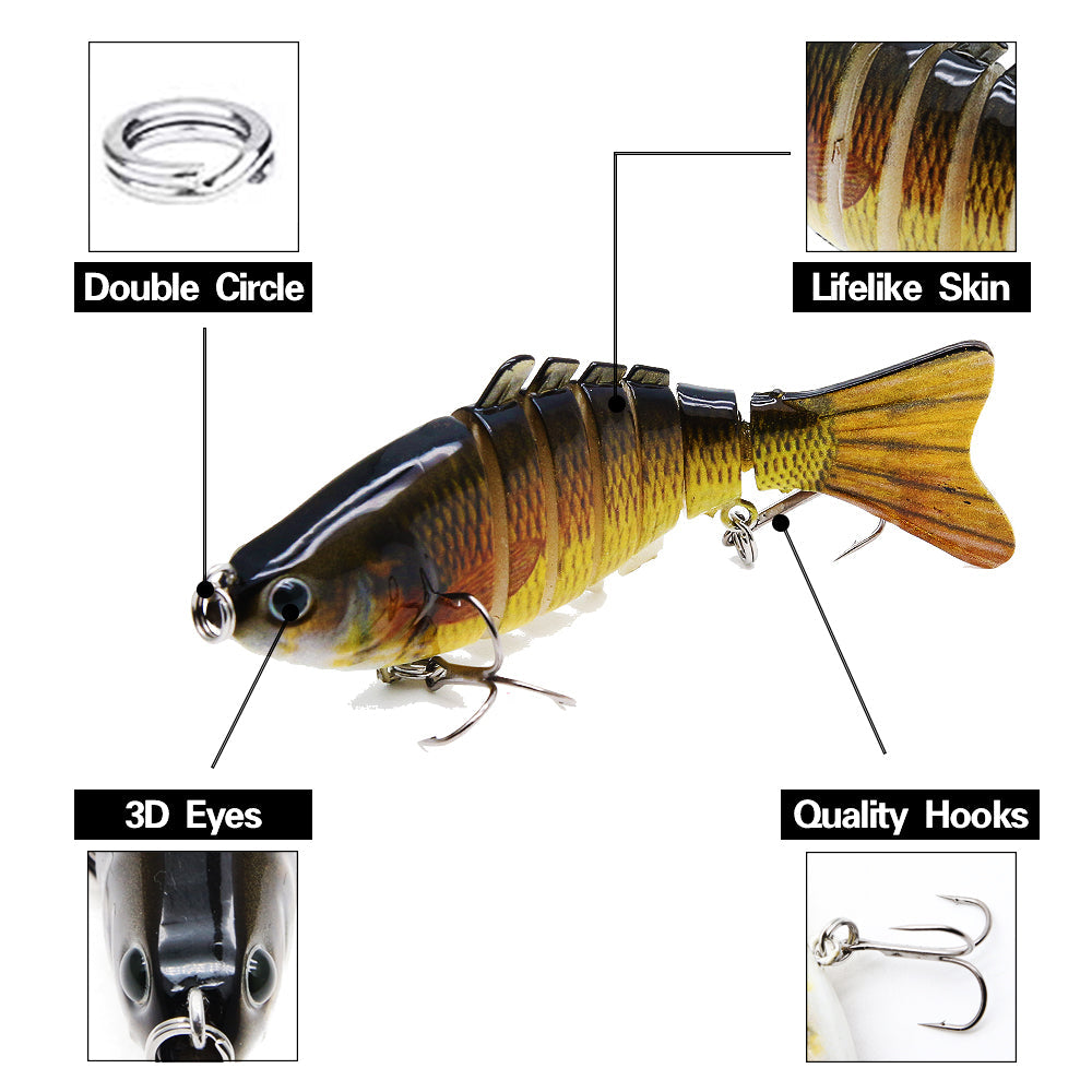 Fishing Lures Multi Jointed Bionic Lures Lifelike Fishing Lures