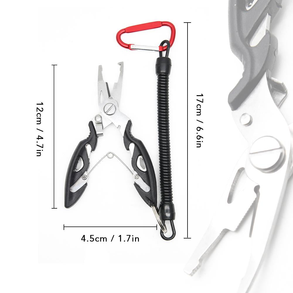 Anti-lost Fishing Pliers Stainless Steel Tools Fishing Line Pliers SP