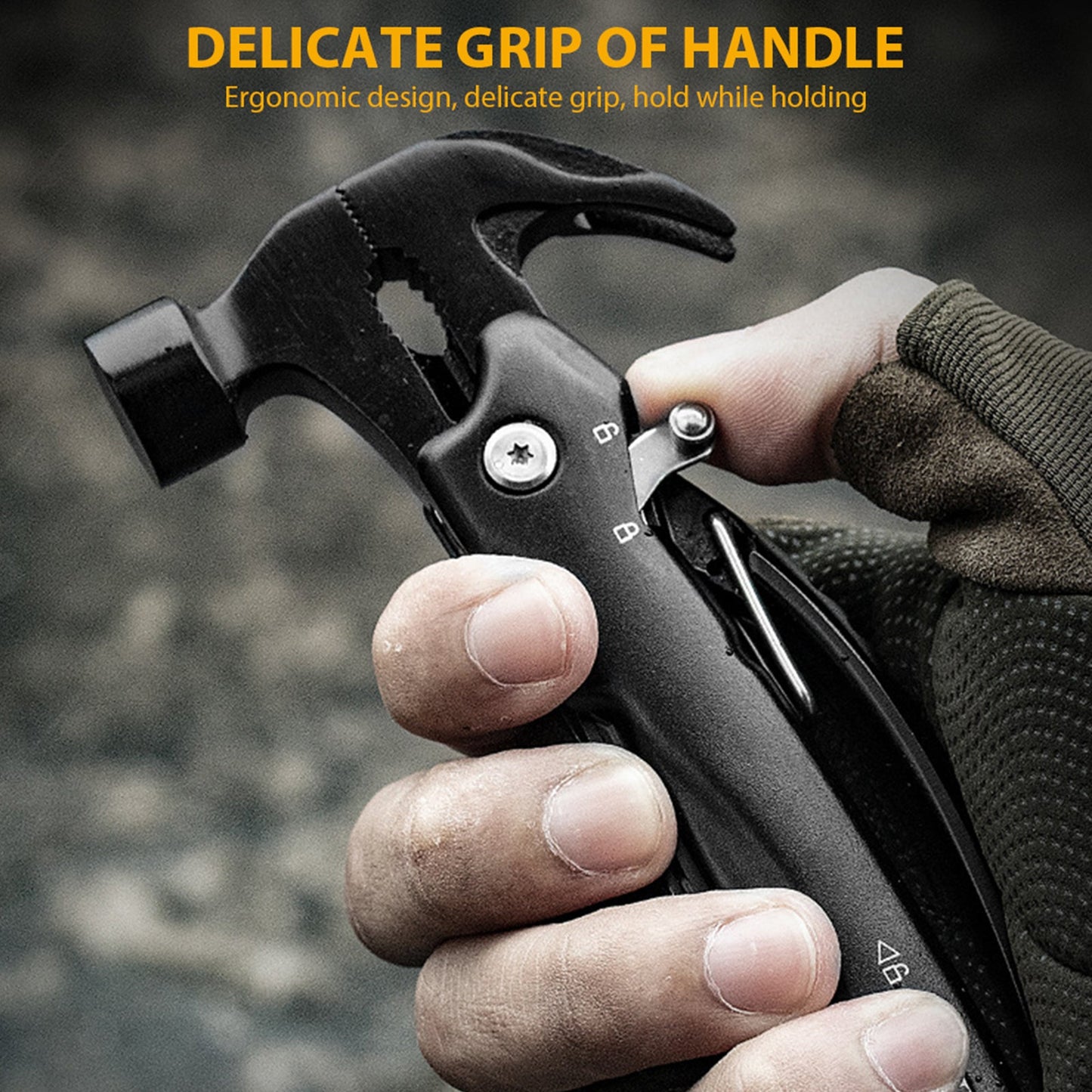 12 in 1 Premium Durable Stainless Steel Construction Multi-tool Hammer