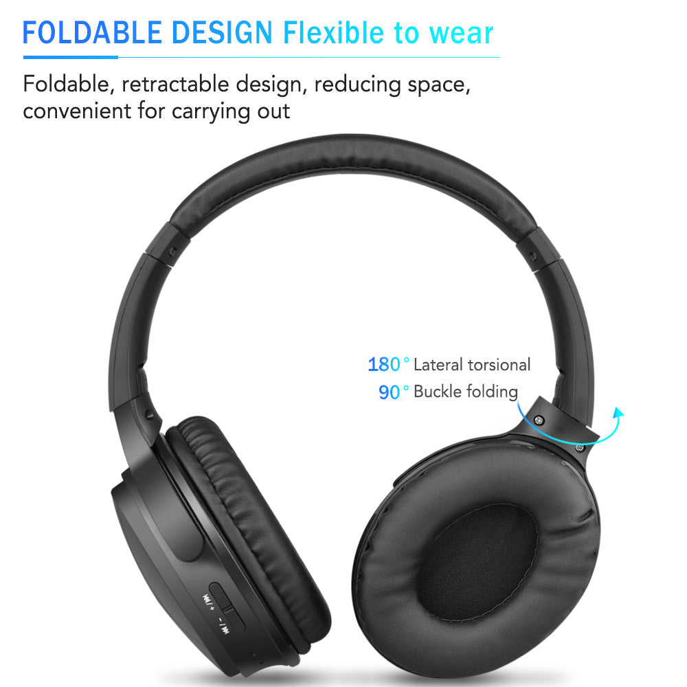 Noise Cancelling Folding Wireless Headset