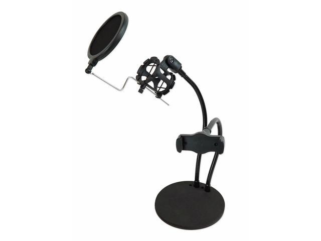 Technical Pro Conference Room/Work From Home/Office Desk Stand+Phone/Mic Holder