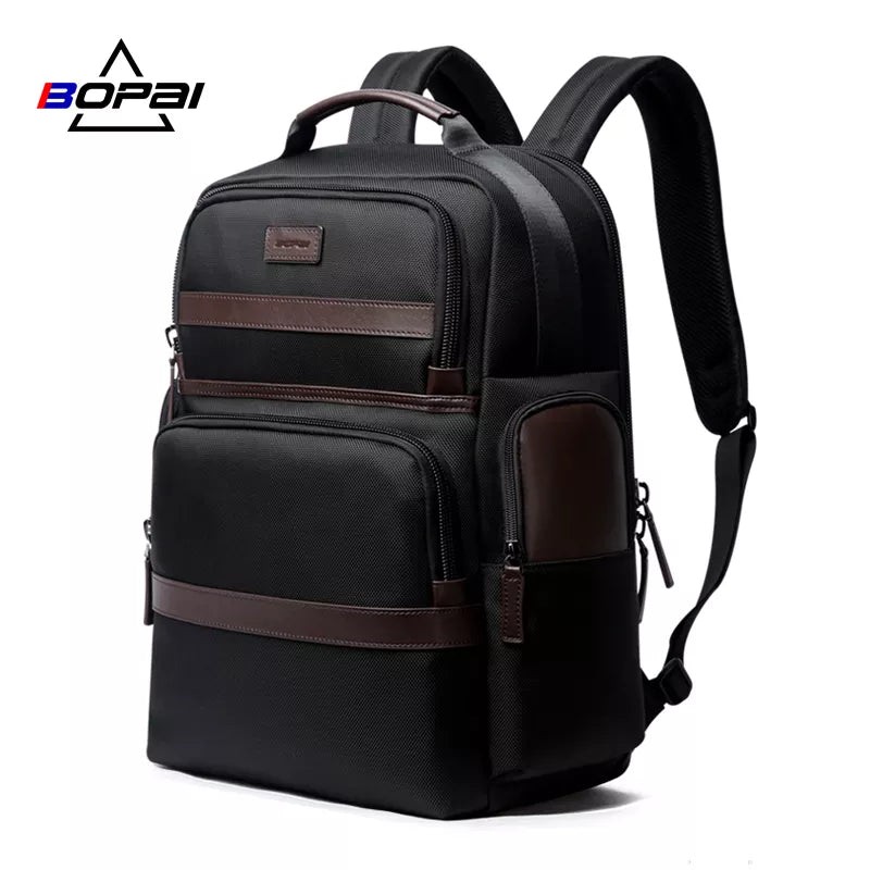 BOPAI Large Capacity Laptop Backpack Anti Theft USB Charging Fashion Men Shoulders Men Bag Travel Backpack for 15.6'' Laptop