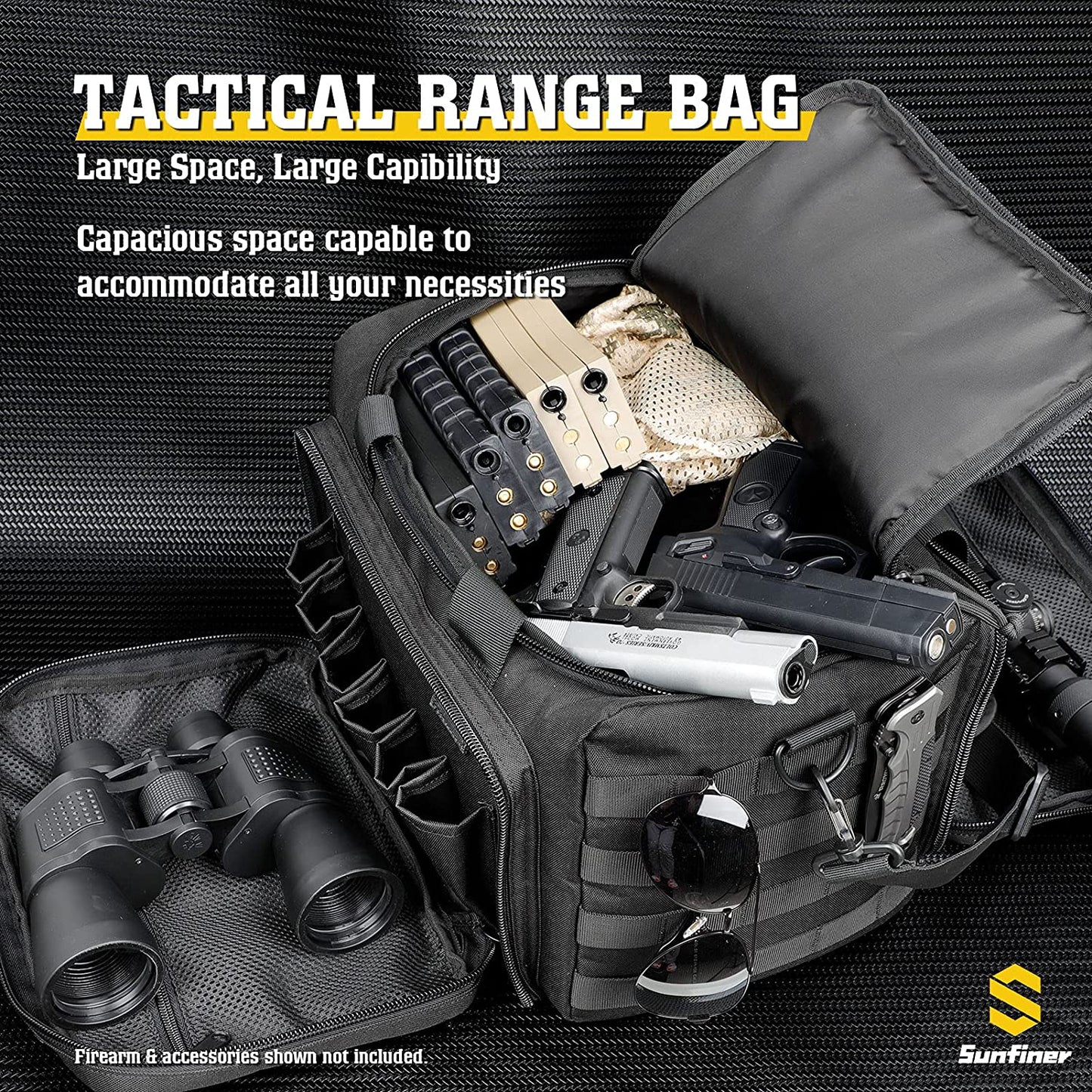 Sunfiner Multi-Function Tactical Range Bag with Magazine Gear