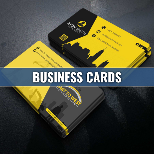 Custom Business Cards for Construction Companies