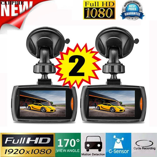 2x Car 1080P Full HD DVR Vehicle Camera
