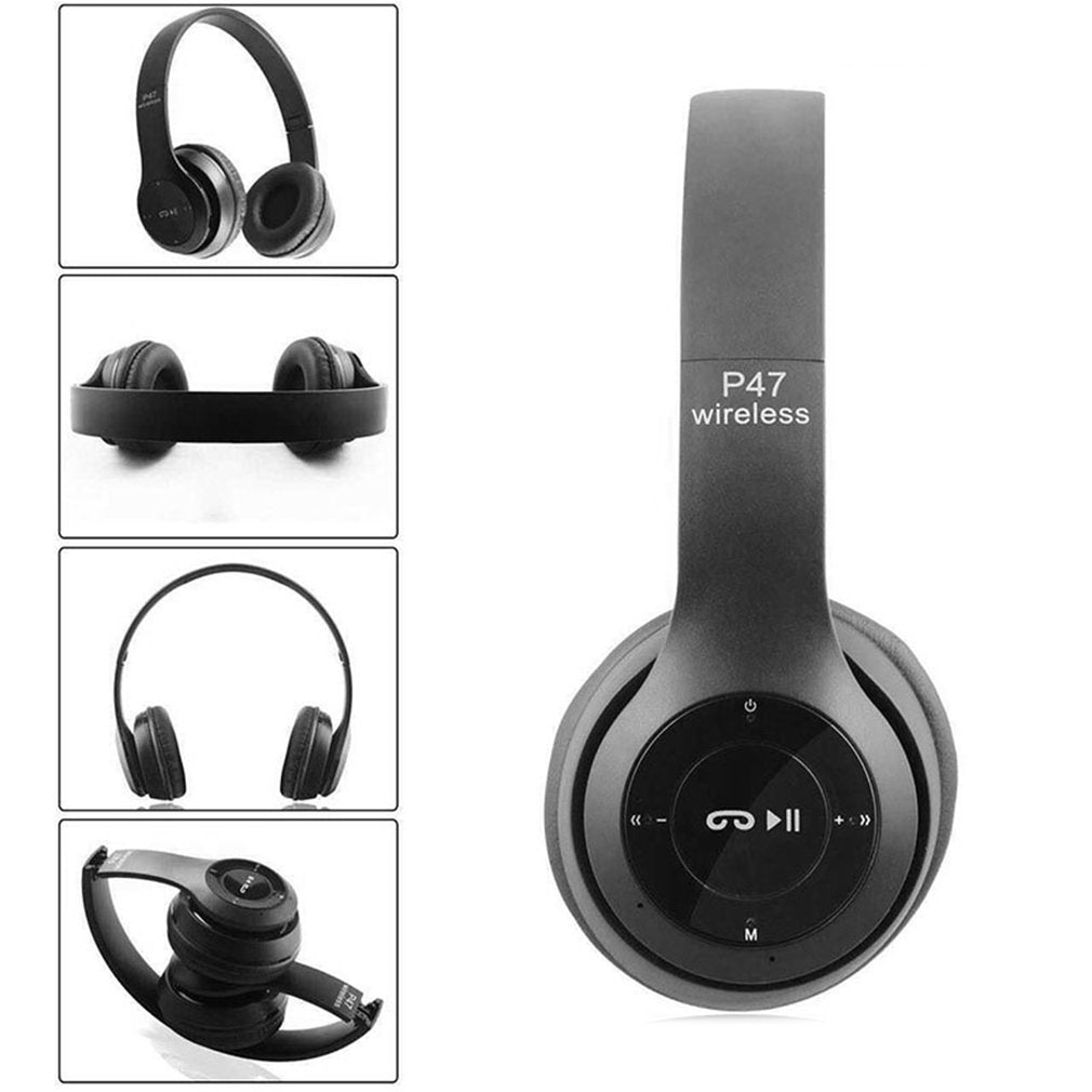 HIFI Stereo Wireless Bluetooth Headset Earphone