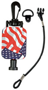 Hammerhead Industries MH9USA Stars And Stripes Cb Mic Tether Rt2-4212