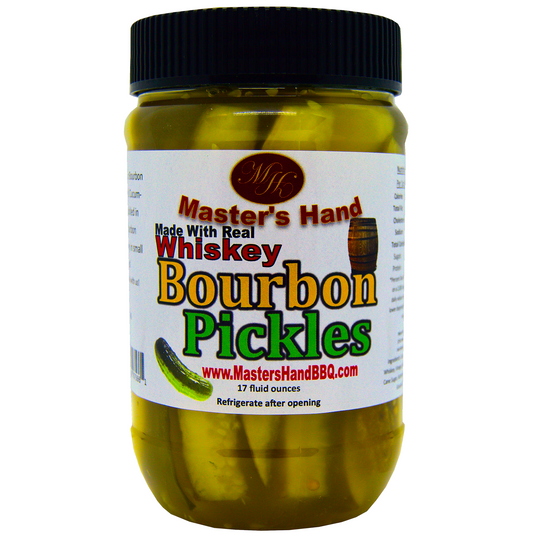 Bourbon Pickles 16oz (With Real Whiskey)