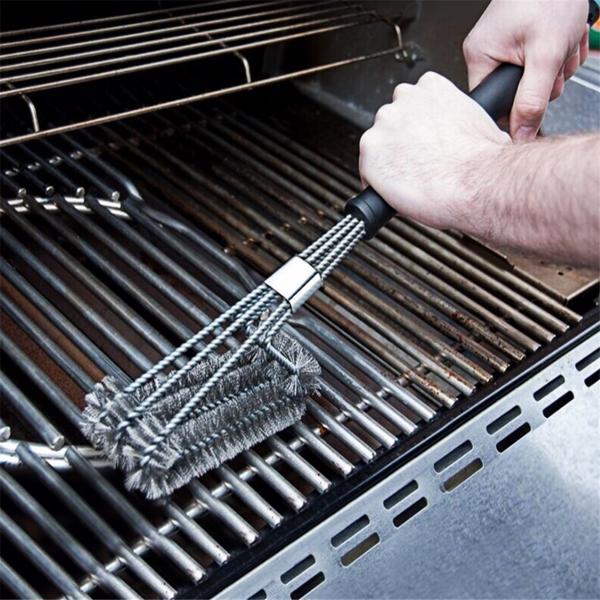 14 " Barbecue Gloves And 18" Barbecue Brush Set BBQ Tools