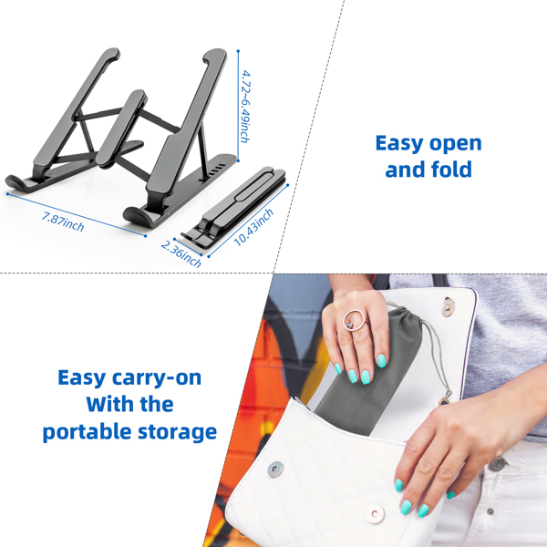 Portable Laptop Stand Foldable Support Base Notebook Stand