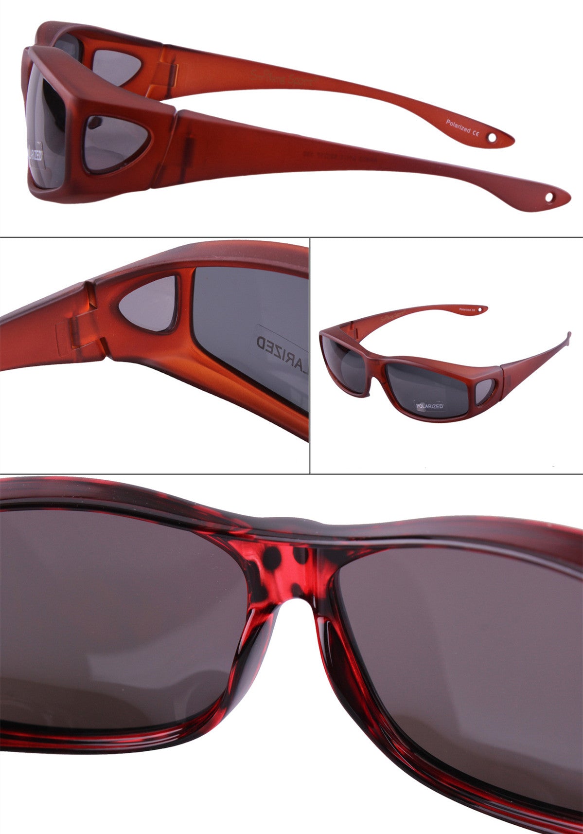 Myopia/non-myopia outdoor sports polarizing glasses driving goggles