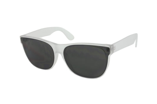 MQ Wyatt Sunglasses in Clear / Smoke