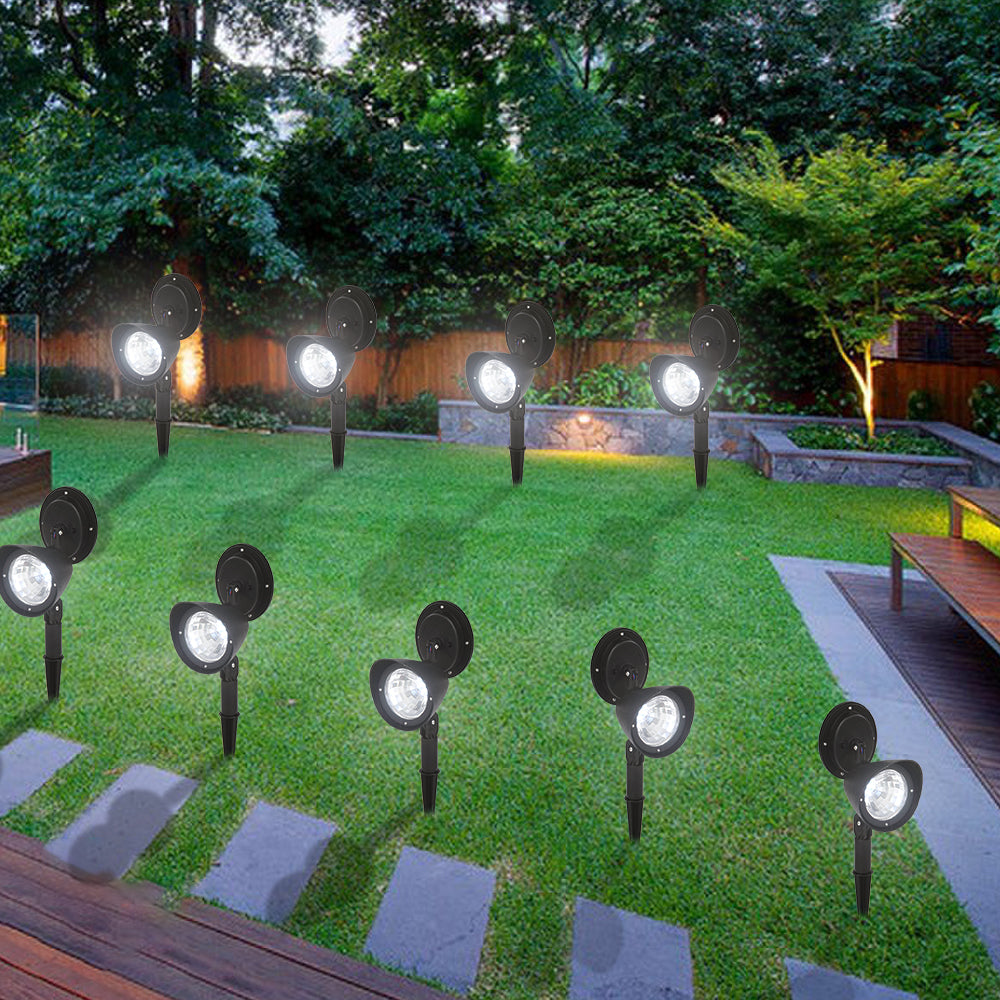 2pcs Solar Landscape Spotlight LED Lighting for Garden